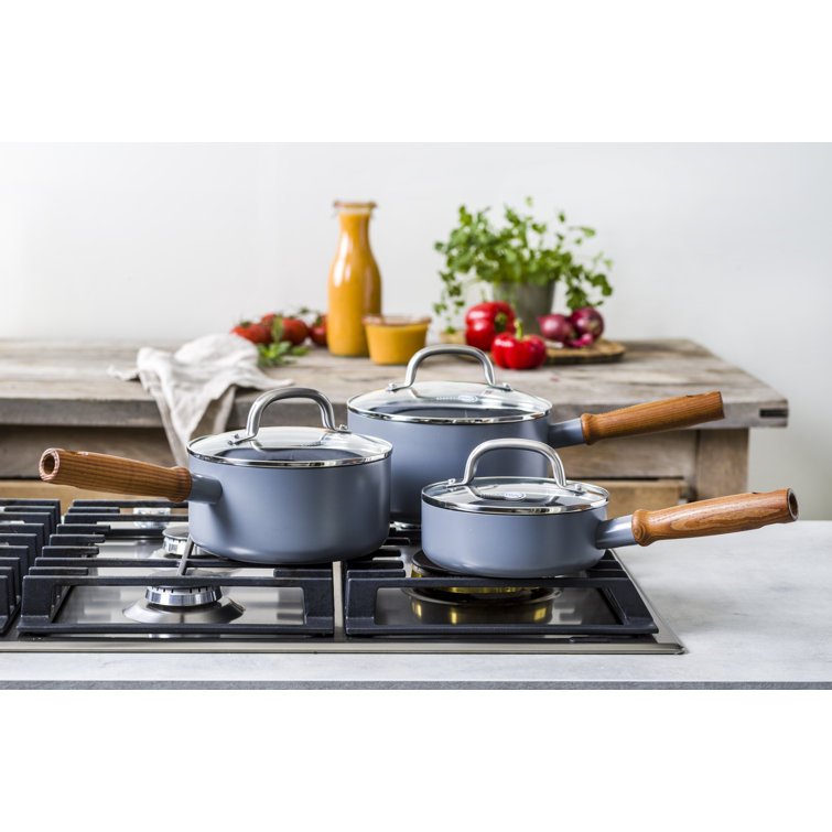 GreenPan Mayflower Pro 3 Piece Aluminium NonStick Cookware Set